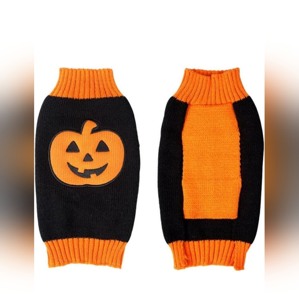 Pumpkin Dog Sweater